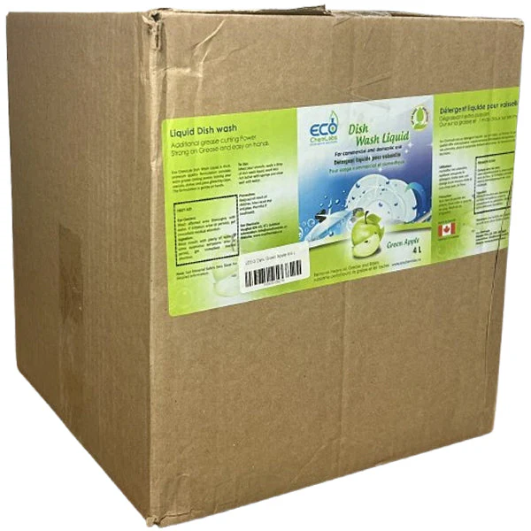 Locanz-Eco - L-Eco Dish Liquid Green Apple 4X4 Lt - Canadian Distribution - Image 2