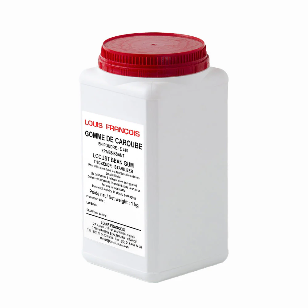 "Pre Order" LOUIS FRANCOIS Locust Bean Gum – Natural Thickener & Stabilizer, 1kg - Canadian Distribution - Ships Free Within Canada on Orders Above CAD $199