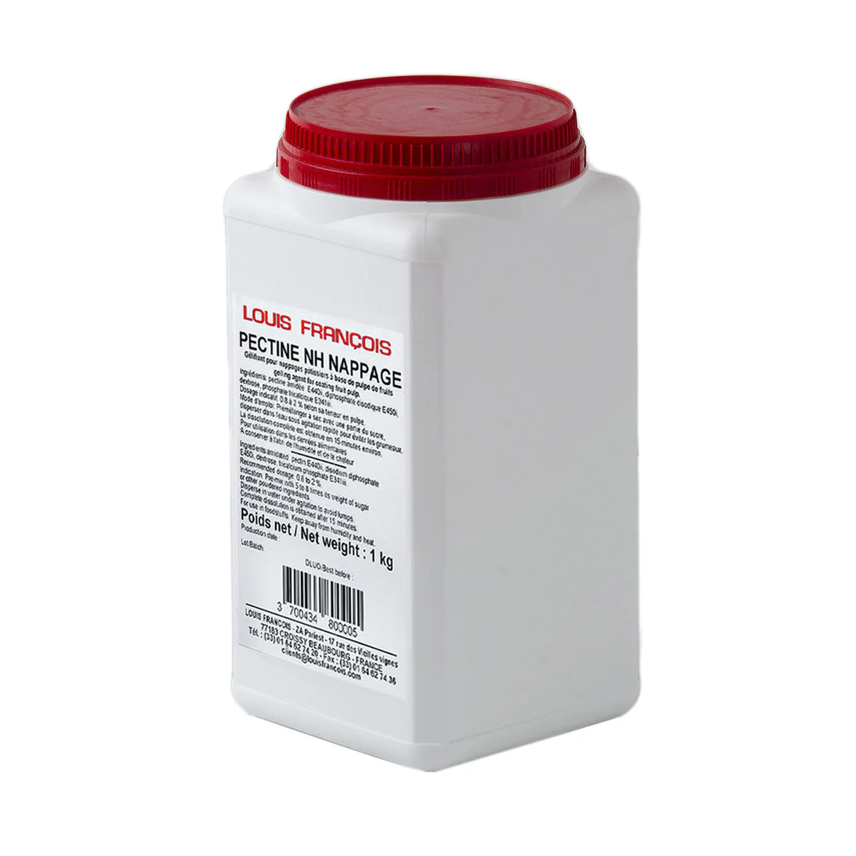 "PRE ORDER" LOUIS FRANCOIS Pectin NH Nappage - 1kg - Canadian Distribution - Ships Free Within Canada on Orders Above CAD $199