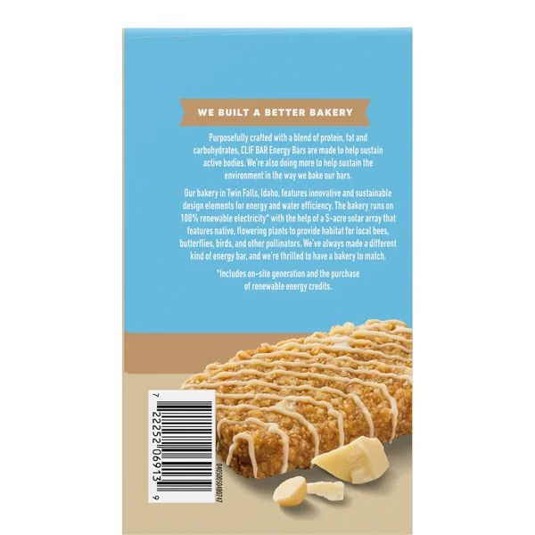 Macadamia Bar - 4 Cases x 10 Packs x 68 g - Clif - Canadian Distribution - Ships Free Within Canada on Orders Above CAD $199 - Image 3
