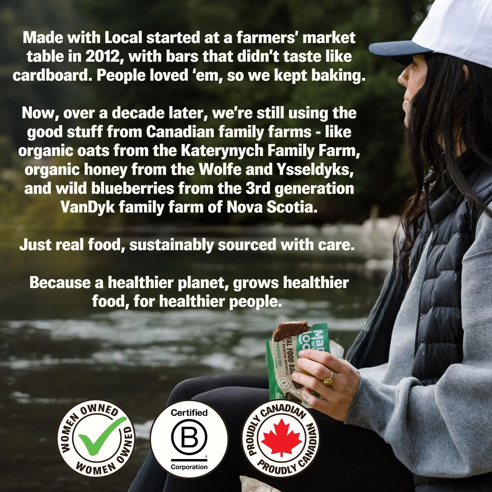 Made With Local – Protein Nut Butter Cookies – Peanut Butter Sea Salt – 12 Pack - Canadian Distribution - Ships Free Within Canada on Orders Above CAD $199 - Image 2