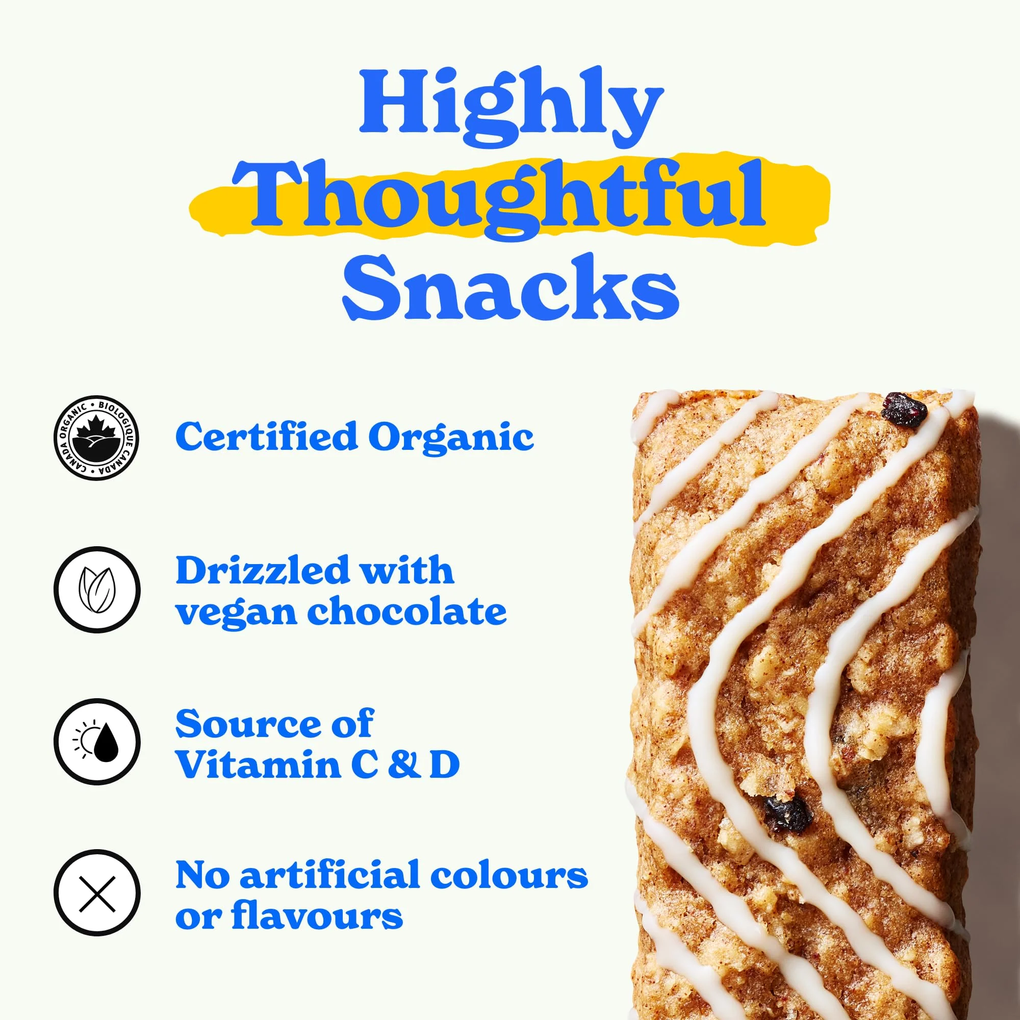 MadeGood β Mornings Soft Baked Breakfast Bar β Blueberry β 30 x 30g - Canadian Distribution - Ships Free Within Canada on Orders Above CAD $199 - Image 6