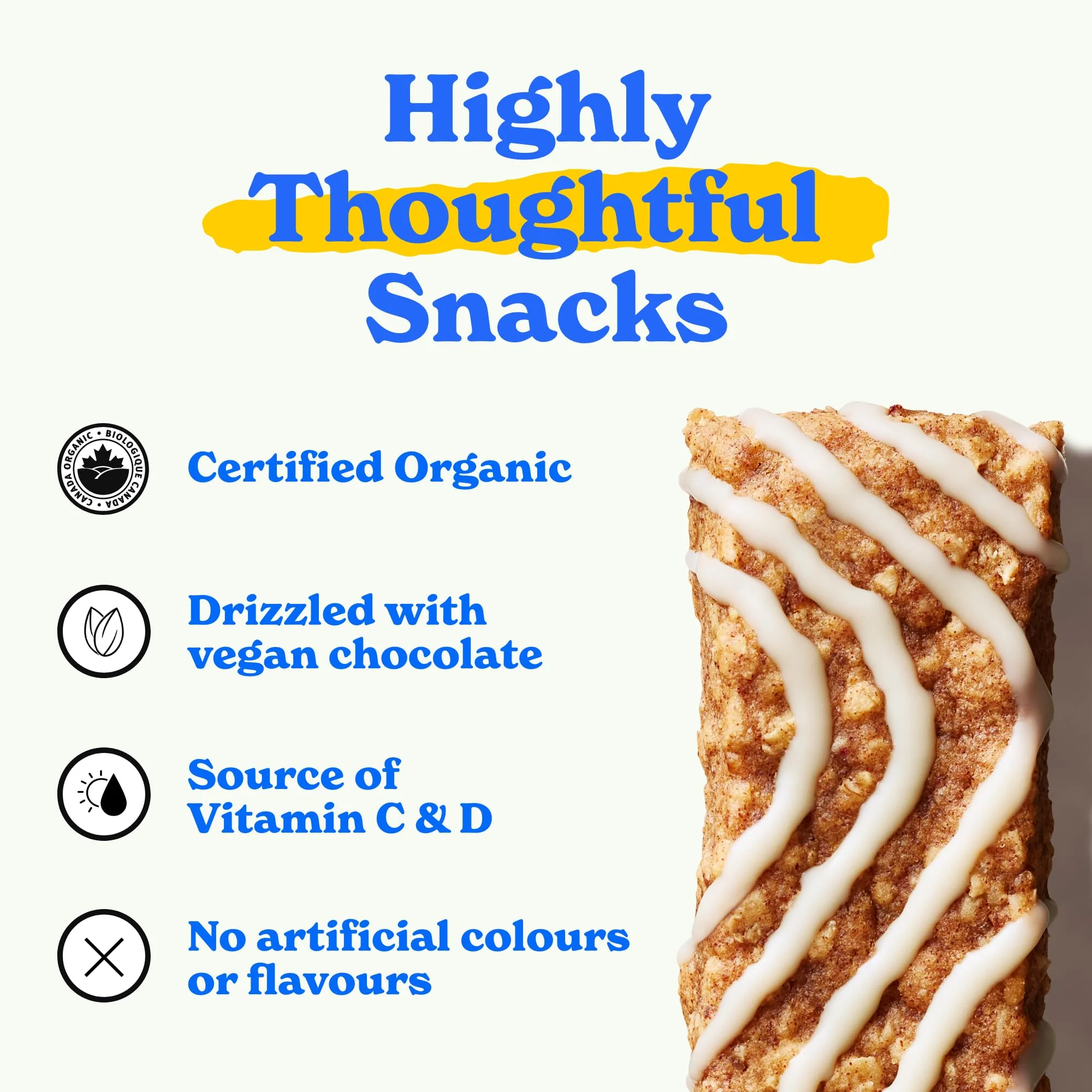 MadeGood – Mornings Soft Baked Breakfast Bar – Cinnamon Bun – 30 x 30g - Canadian Distribution - Ships Free Within Canada on Orders Above CAD $199 - Image 6