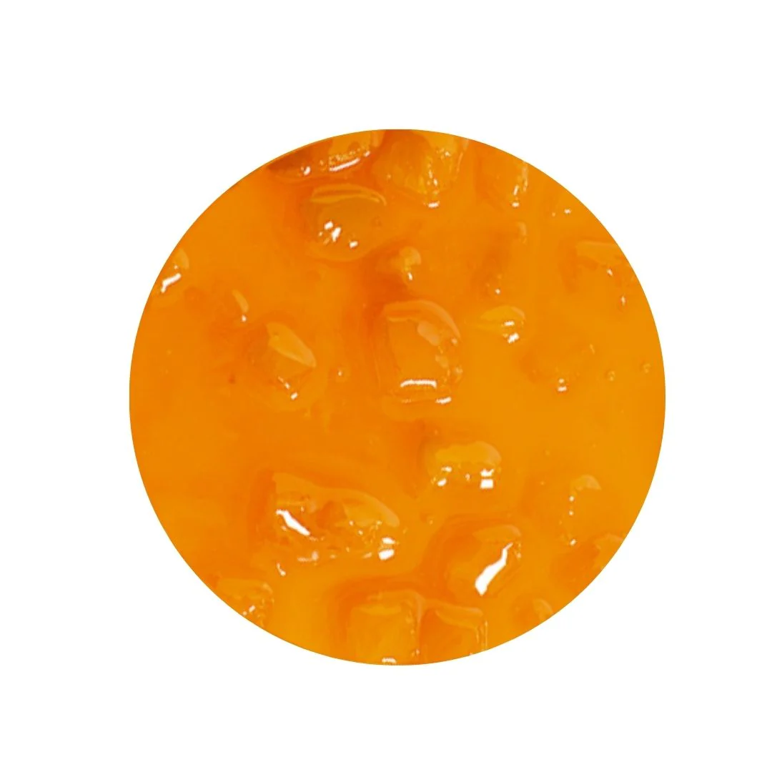 "PRE-ORDER" Mango Alphonso Sundae Dessert Topping - Case of 2 x 3 KG Buckets - Mango Alphonso Variegate - Rubicone Canada - Ships Free Within Canada on Orders Above CAD $199