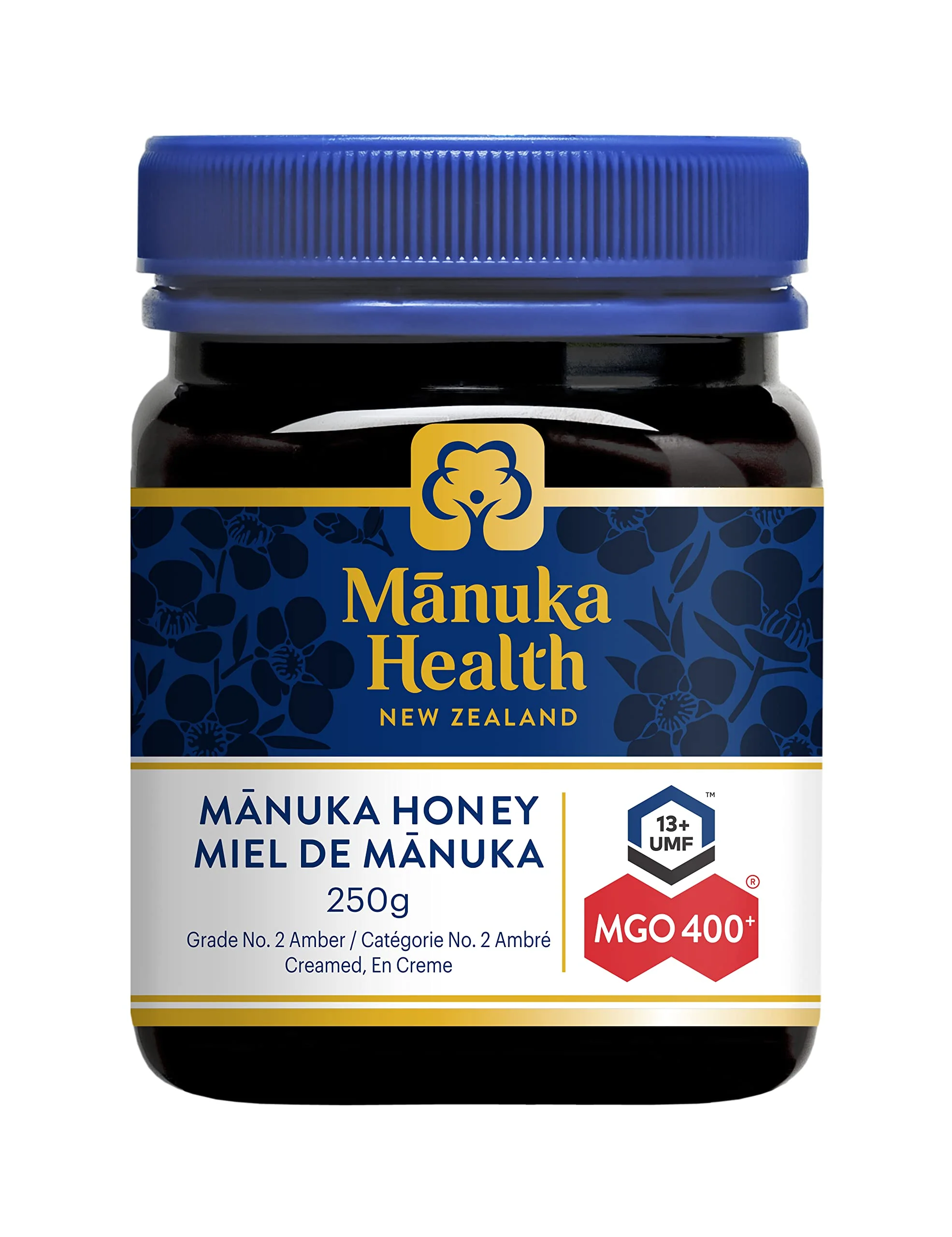 Manuka Health – Manuka Honey – MGO 400+ / UMF 13+ – 250g - Canadian Distribution - Ships Free Within Canada on Orders Above CAD $199