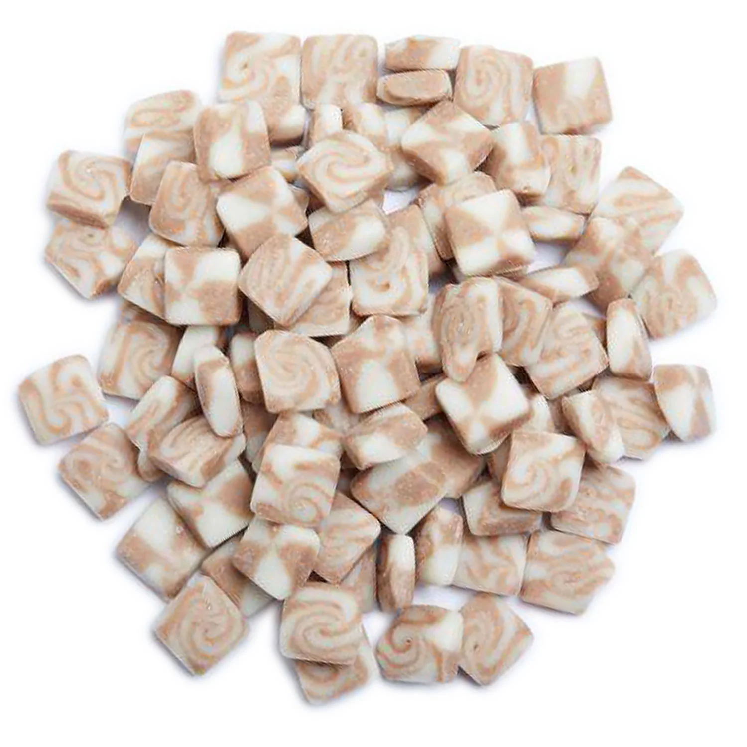 Marshmallow Smore Chunk Natural White & Brown Swirl- 28 LB Box - Premium Ice Cream and Dessert Toppings, Mix-Ins and Inclusions - Ships Free Within Canada on Orders Above CAD $199