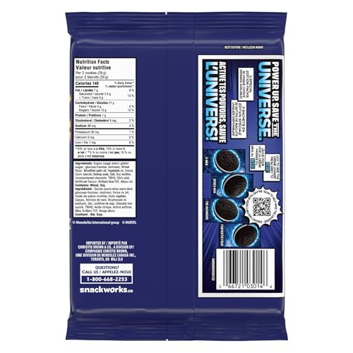 Marvel Oreo Stuf of Legends Colour-Changing Creme Cookies, 2 x 303g Limited Edition - Canadian Distribution - Ships Free Within Canada on Orders Above CAD $199 - Image 12
