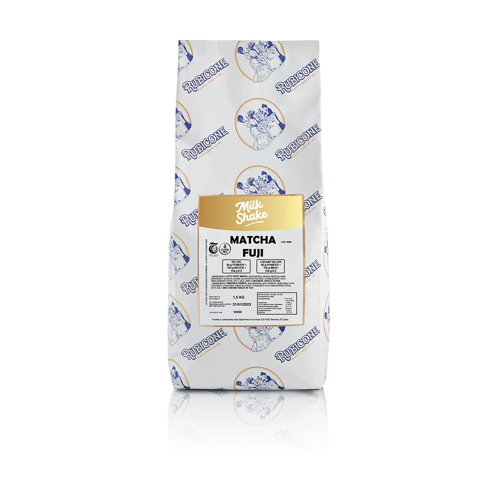 "PRE-ORDER" Matcha Fuji Milkshake Mix - Case of 4 x 1.5 KG bags - Rubicone Canada - Ships Free Within Canada on Orders Above CAD $199