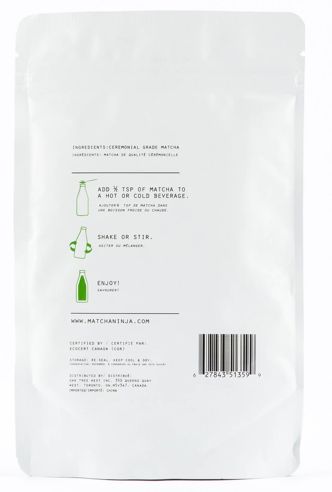 Matcha Ninja 100% Raw Organic Matcha Green Tea Powder 70g . Cold Water Soluble. Ceremonial Grade. Non-Bitter Extra Smooth Blend - Image 9