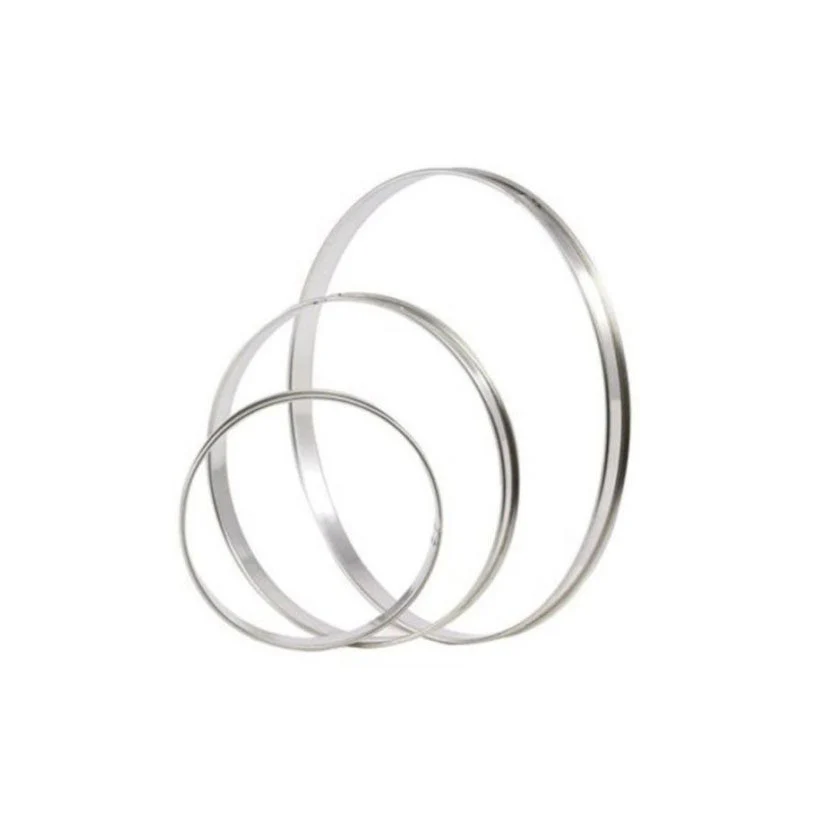 MATFER BOURGEAT Stainless Steel Pastry Tart Ring with Rolled Edges, 6 1/4" - Canadian Distribution - Ships Free Within Canada on Orders Above CAD $199 - Image 2