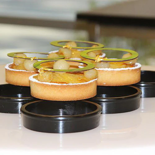 MATFER Exoglass Tart Rings, 3 1/6" / 8cm (pack of 6) - Canadian Distribution - Image 3