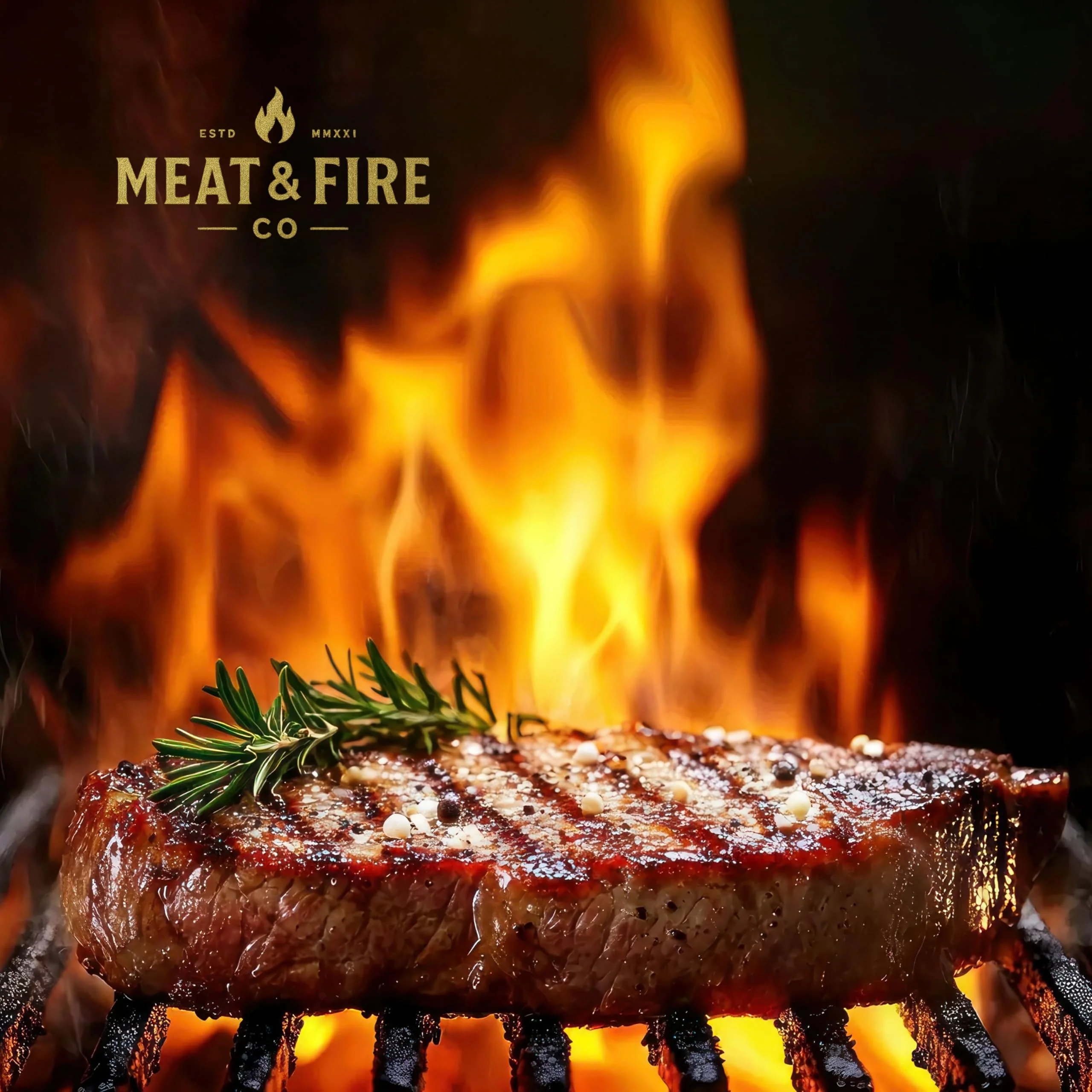 Meat and Fire Co – BBQ Spices and Rubs Gift Set – 5 Gourmet Seasonings – Gift box - Canadian Distribution - Ships Free Within Canada on Orders Above CAD $199 - Image 3