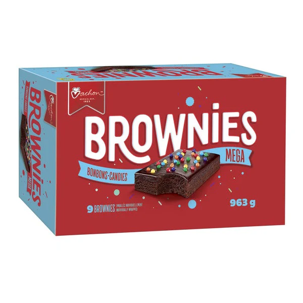 Mega Brownies - 4 Cases x 9 Packs - Vachon - Canadian Distribution - Ships Free Within Canada on Orders Above CAD $199