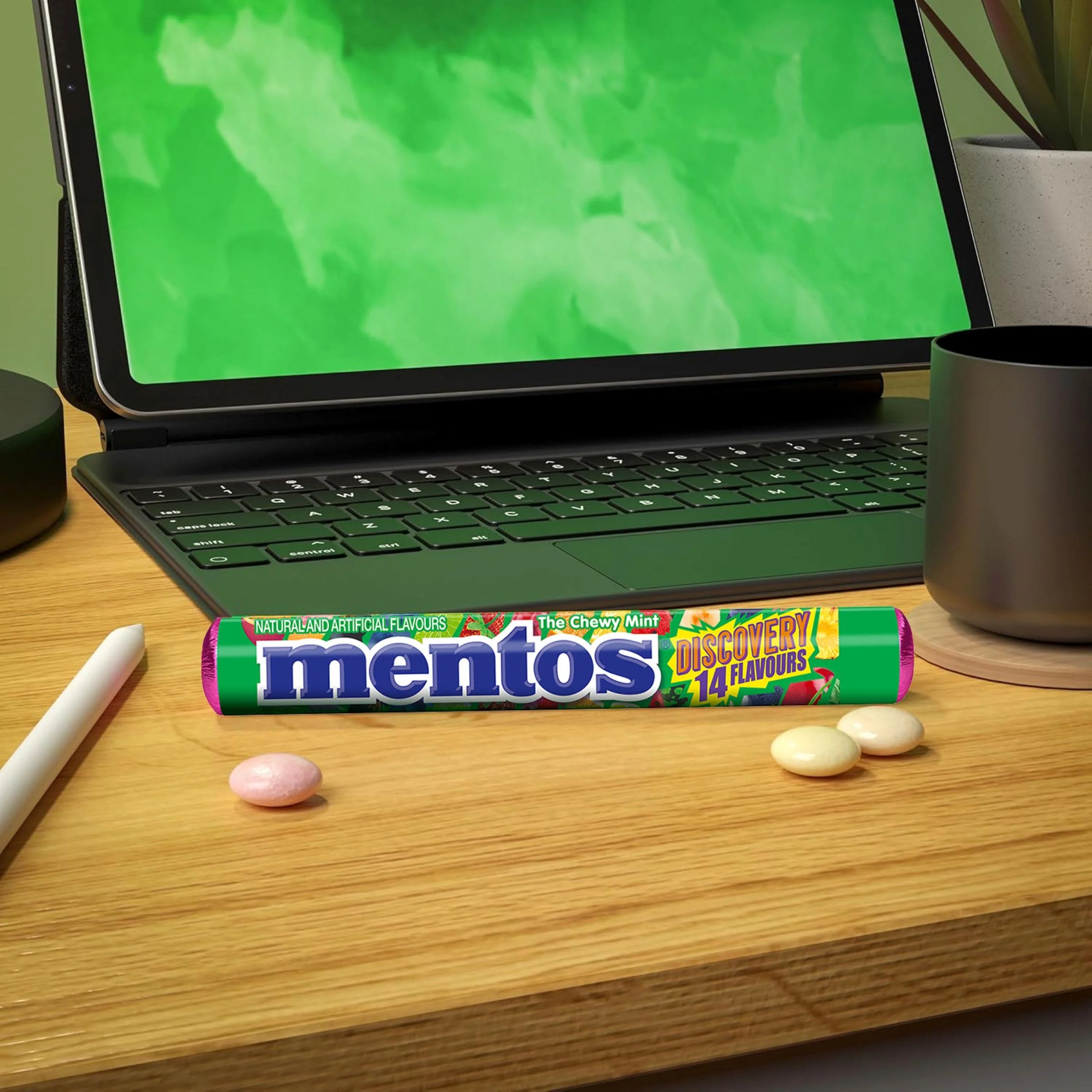 Mentos Discovery Chewy Mints - 2 x 4 Roll Multipack (56 Pieces Total, 37g per Roll) - Canadian Distribution - Ships Free Within Canada on Orders Above CAD $199 - Image 2