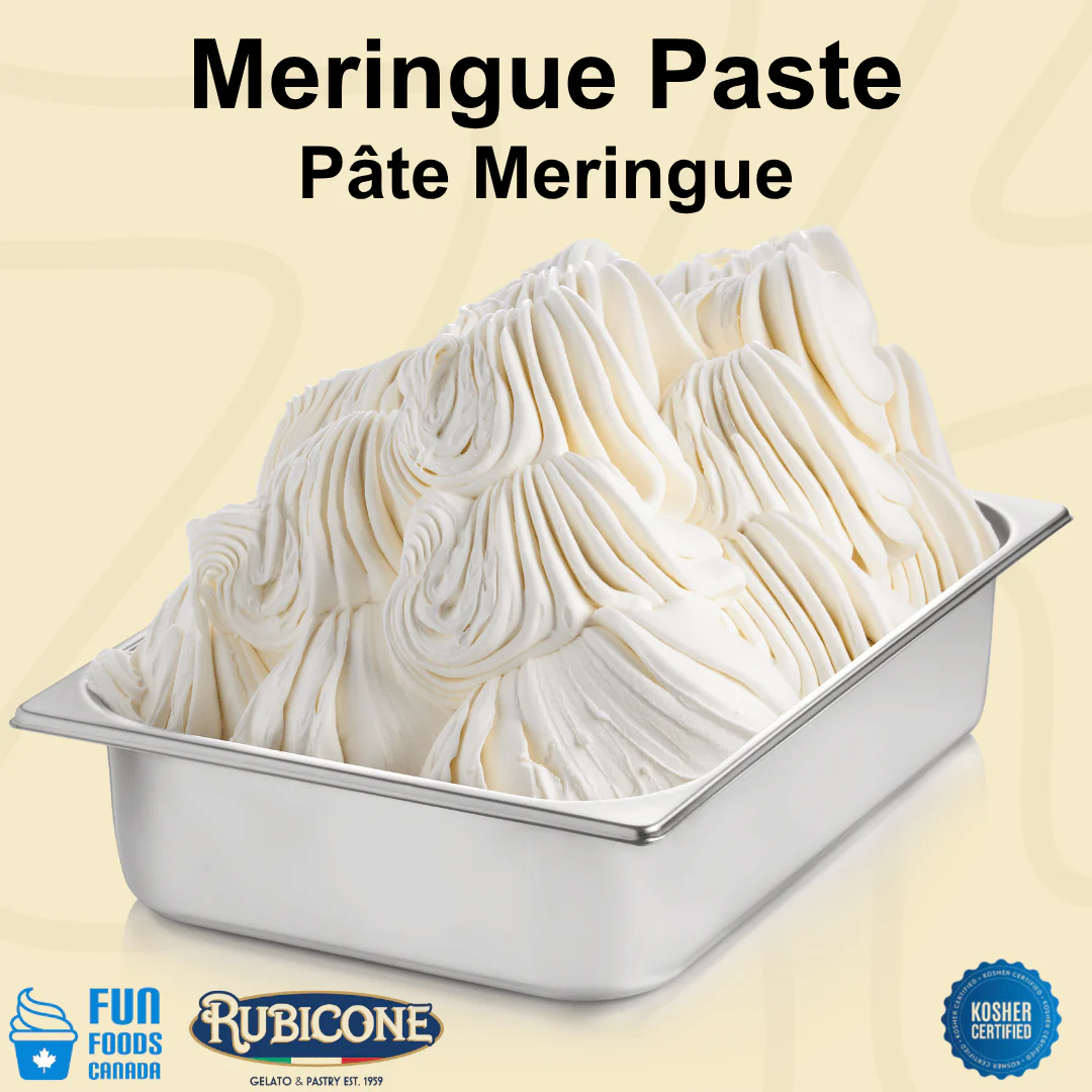 "PRE-ORDER" Meringue Paste - Classic Gelato Pastes - Case of 2 x 3 KG Buckets - Rubicone Canada - Ships Free Within Canada on Orders Above CAD $199
