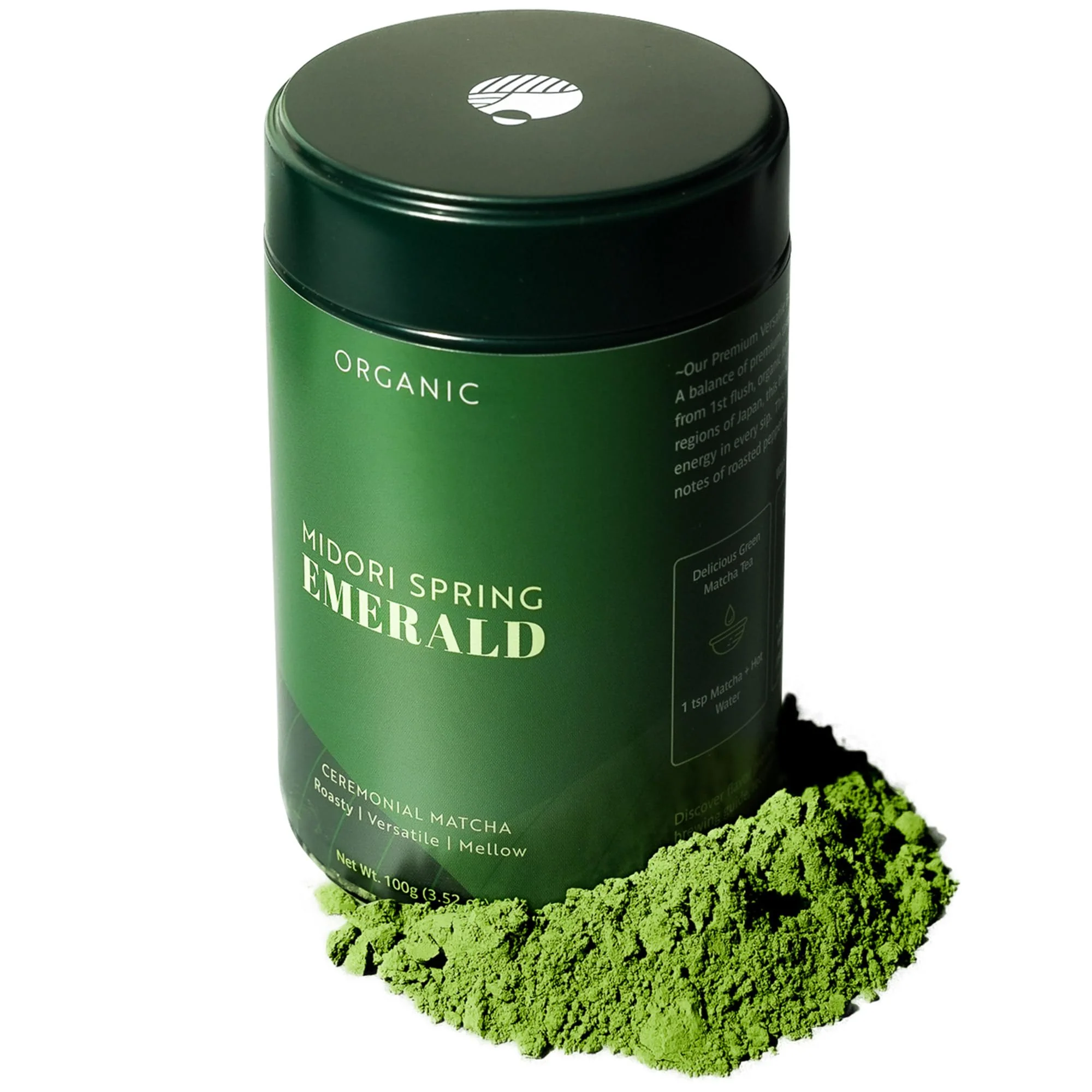 Midori Spring – Ceremonial Matcha Powder – Emerald – Premium Japanese - Canadian Distribution - Ships Free Within Canada on Orders Above CAD $199