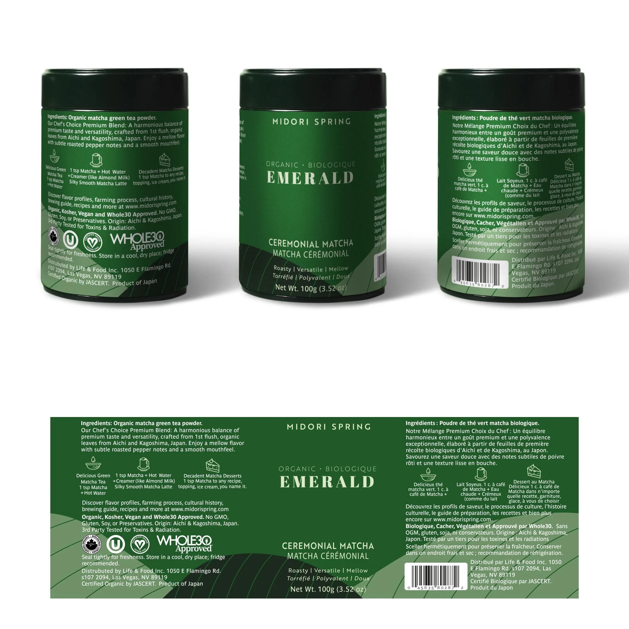 Midori Spring – Ceremonial Matcha Powder – Emerald – Premium Japanese - Canadian Distribution - Ships Free Within Canada on Orders Above CAD $199 - Image 4