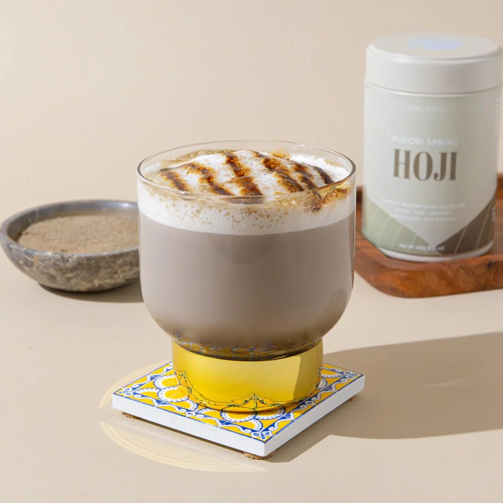 Midori Spring โ Organic Hojicha Powder โ Roasted Green Tea โ Smooth Roast โ Antioxidant rich low caffeine - Canadian Distribution - Ships Free Within Canada on Orders Above CAD $199 - Image 3