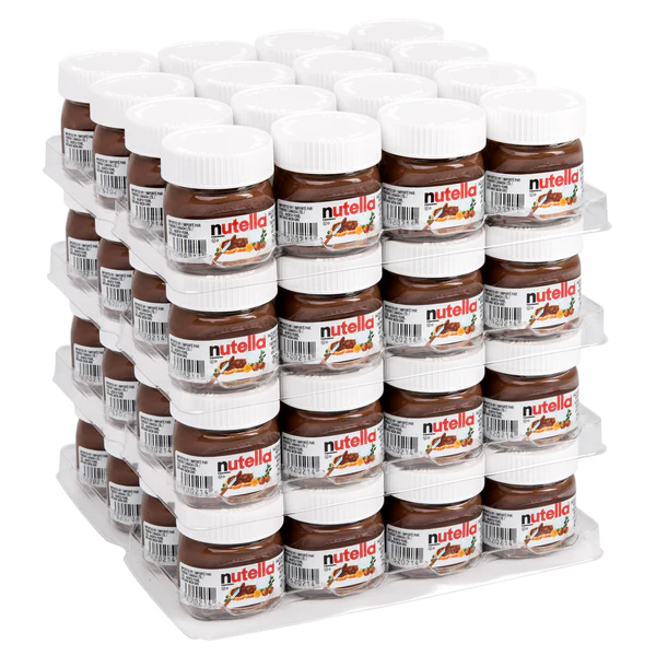 Mini Jars - 4 Cases x 64 Jars x 25 g - Nutella - Canadian Distribution - Ships Free Within Canada on Orders Above CAD $199 - Image 2