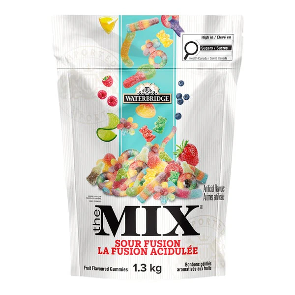 Mix Sour Fusion - 4 x 1.3 kg - Waterbridge - Canadian Distribution - Ships Free Within Canada on Orders Above CAD $199