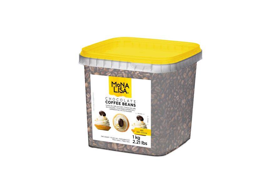 Mona Lisa - Chocolate Coffee Beans - 1KG - Case of 6 x 1KG - Barry Callebaut - Canadian Distribution - Ships Free Within Canada on Orders Above CAD $199