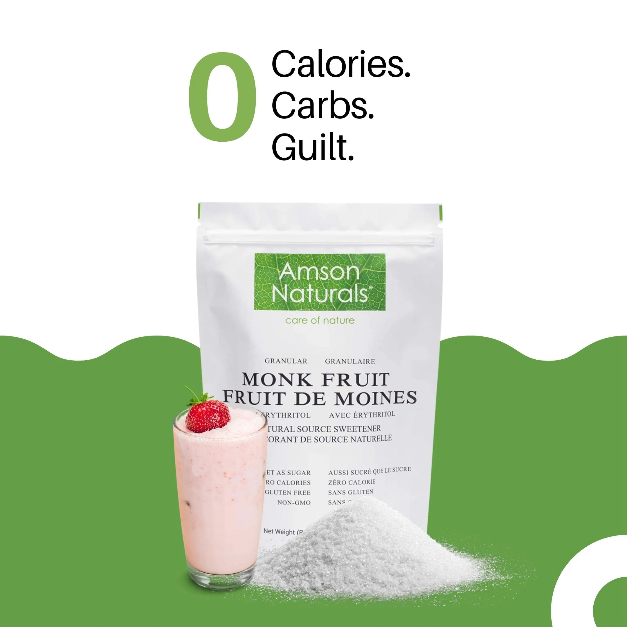 Monk Fruit โ Sweetener with Erythritol โ Granular 1:1 โ 2.5 lb - Canadian Distribution - Ships Free Within Canada on Orders Above CAD $199 - Image 5