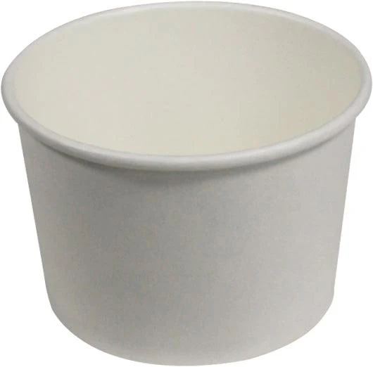 Morning Dew - 8 oz Paper Soup Container - White - 20 x 25 count - Image 2