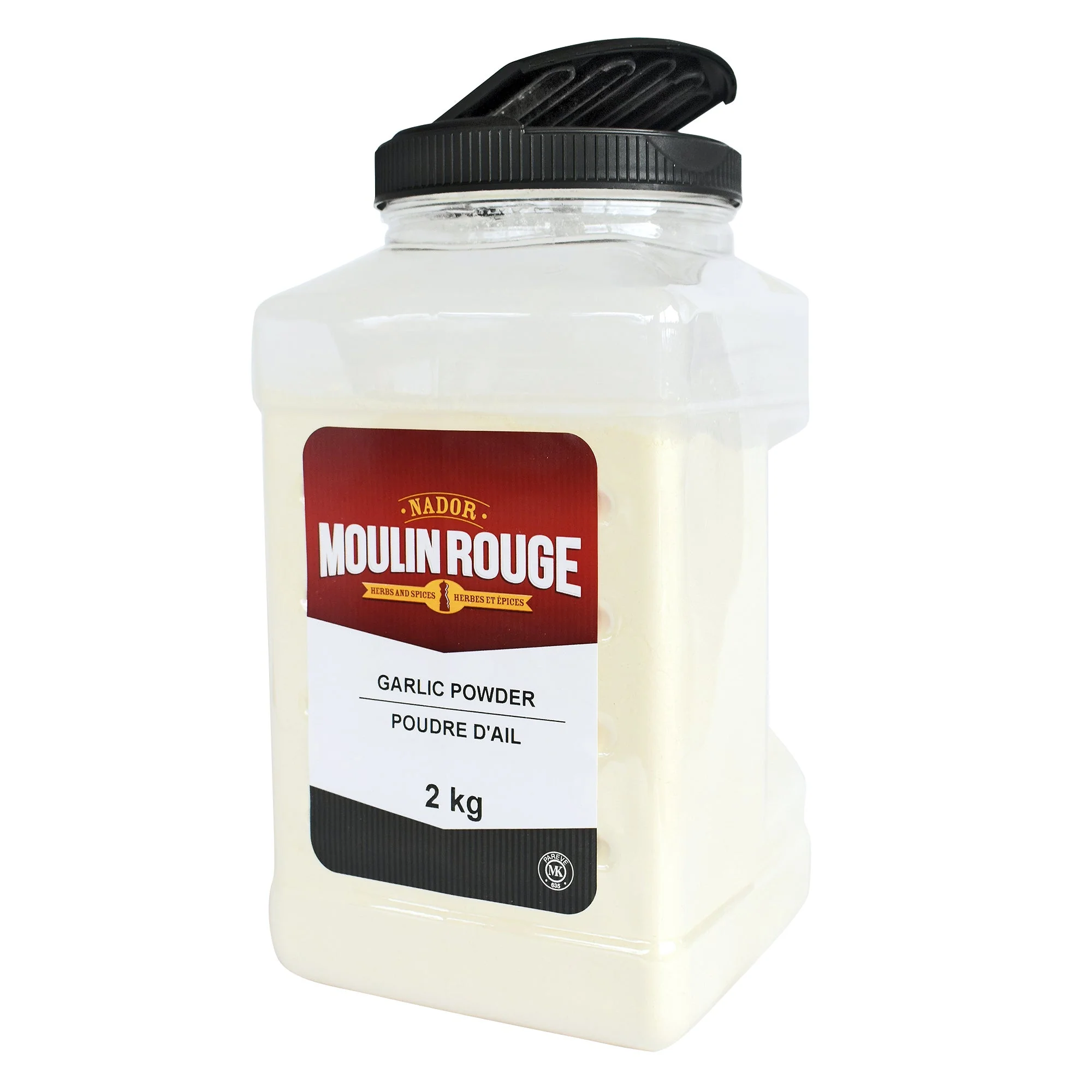 Moulin Rouge Garlic Powder - 4 x 2 kg - Grocery and Food Items - Canadian Distribution - Ships Free Within Canada on Orders Above CAD $199