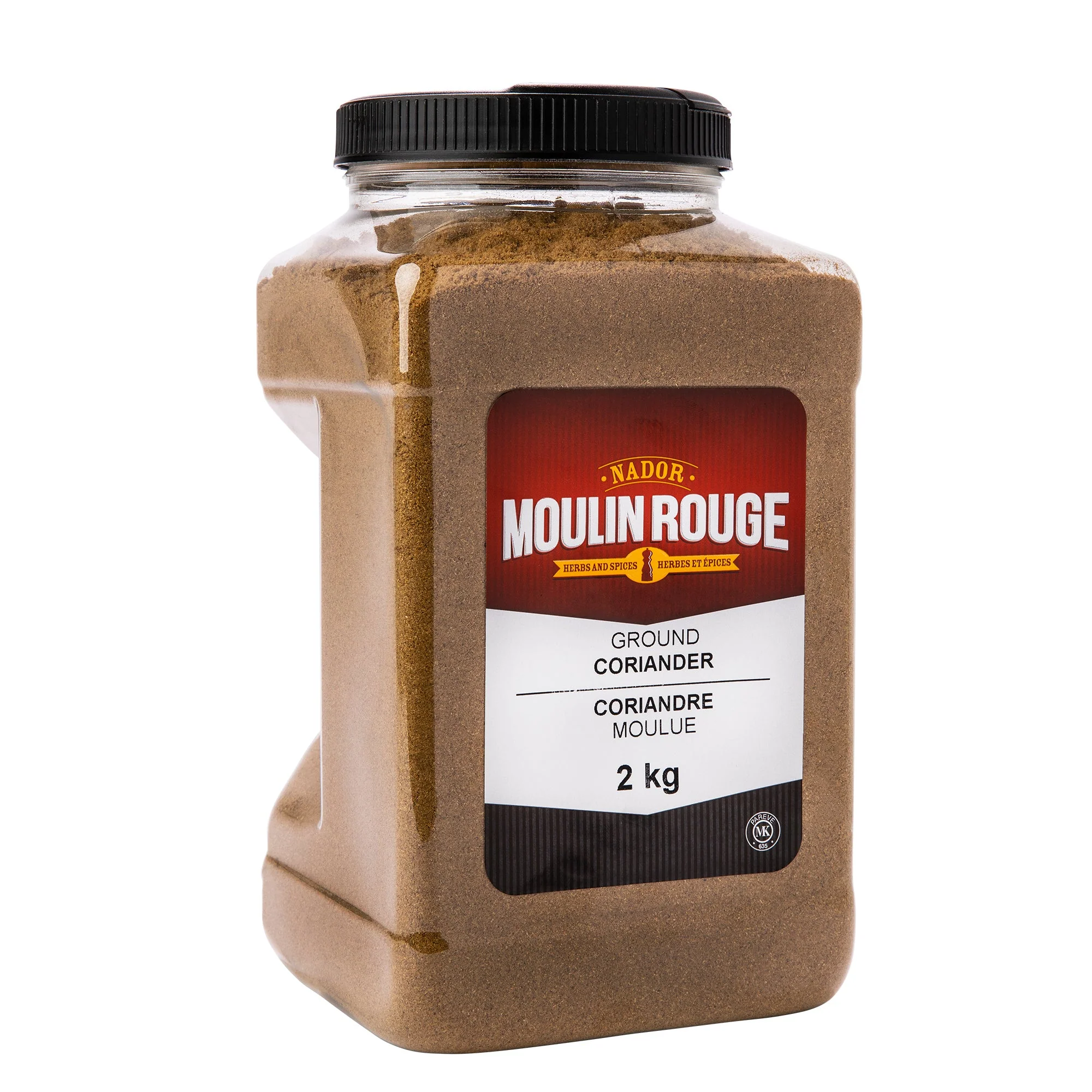 Moulin Rouge Ground Coriander - 4 x 2 kg - Grocery and Food Items - Canadian Distribution - Ships Free Within Canada on Orders Above CAD $199