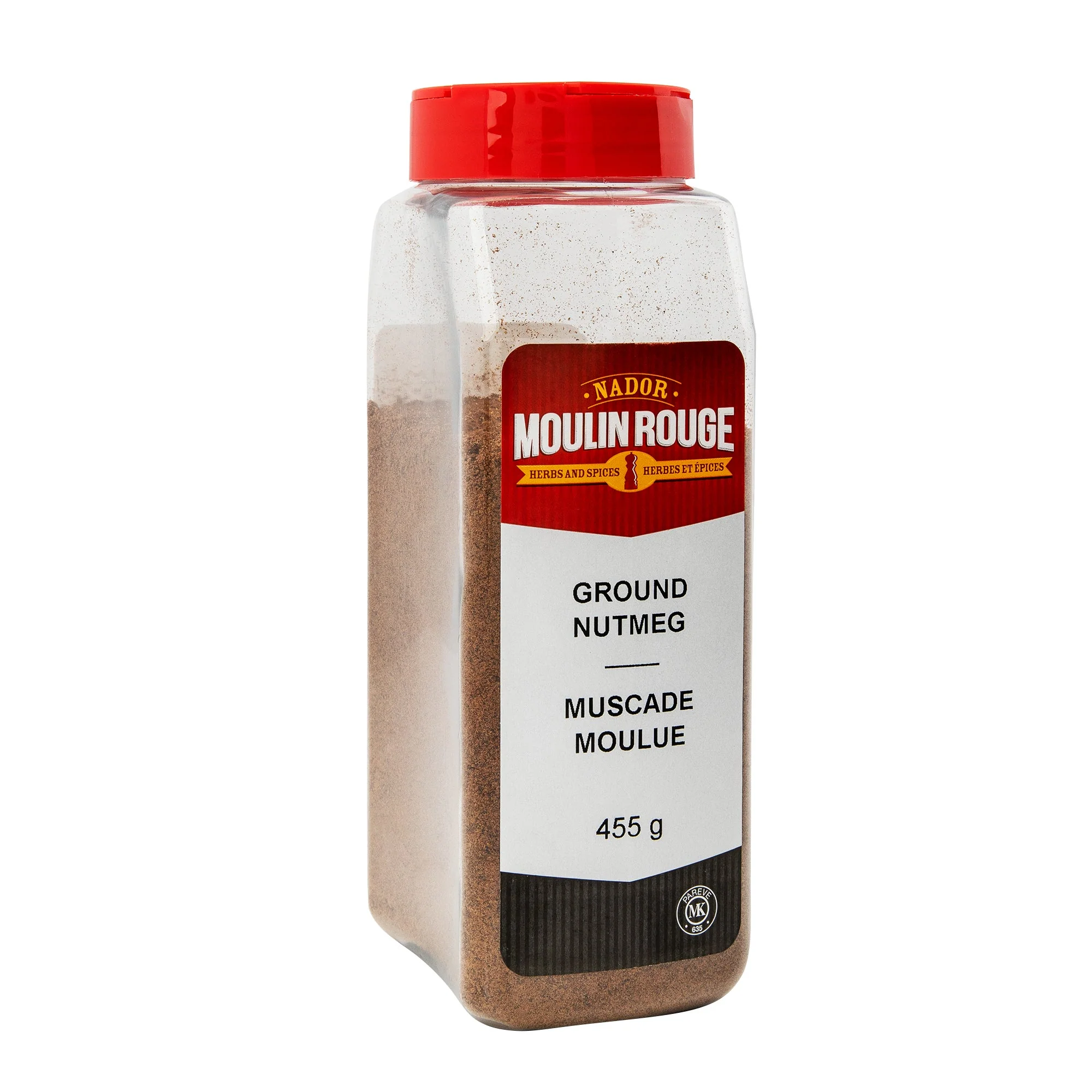 Moulin Rouge Ground Nutmeg - 4 x 455 g - Grocery and Food Items - Canadian Distribution - Ships Free Within Canada on Orders Above CAD $199