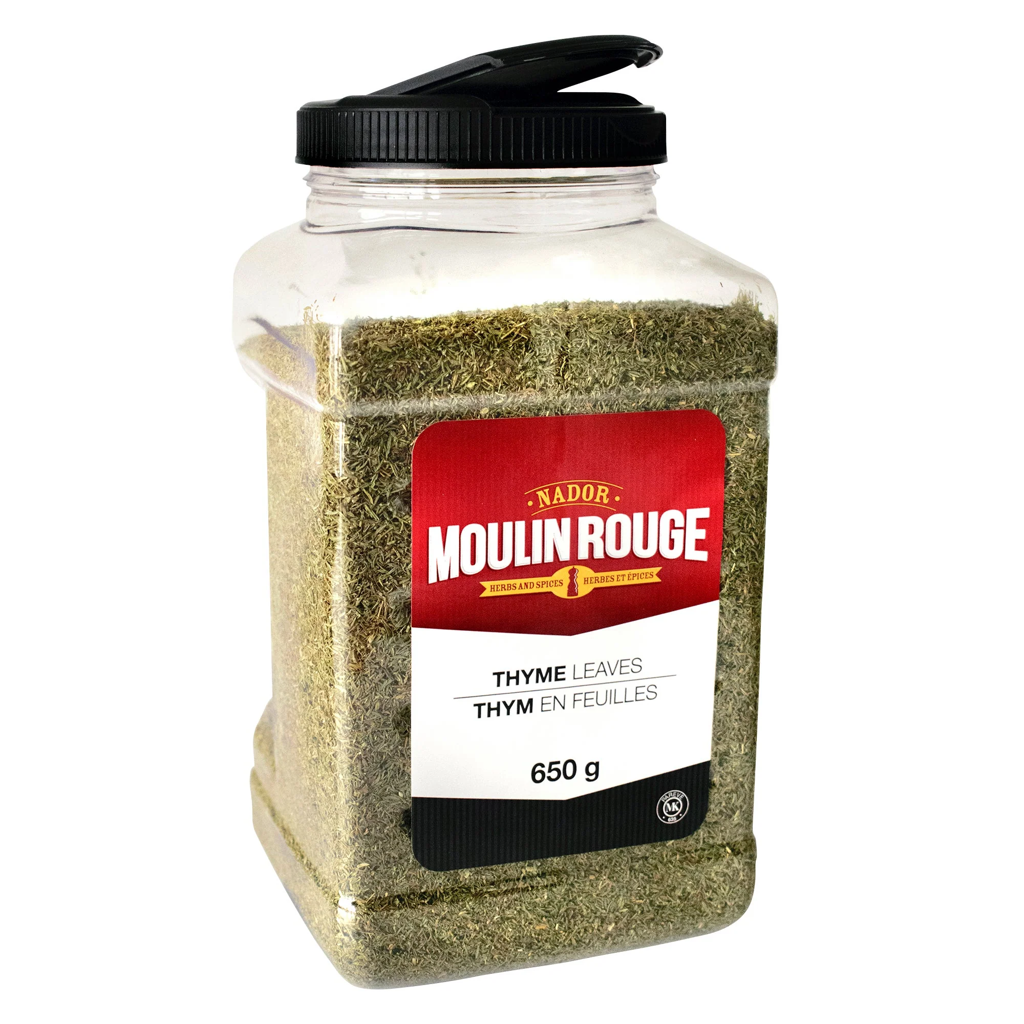 Moulin Rouge Thyme Leaves - 4 x 650 g - Grocery and Food Items - Canadian Distribution - Ships Free Within Canada on Orders Above CAD $199