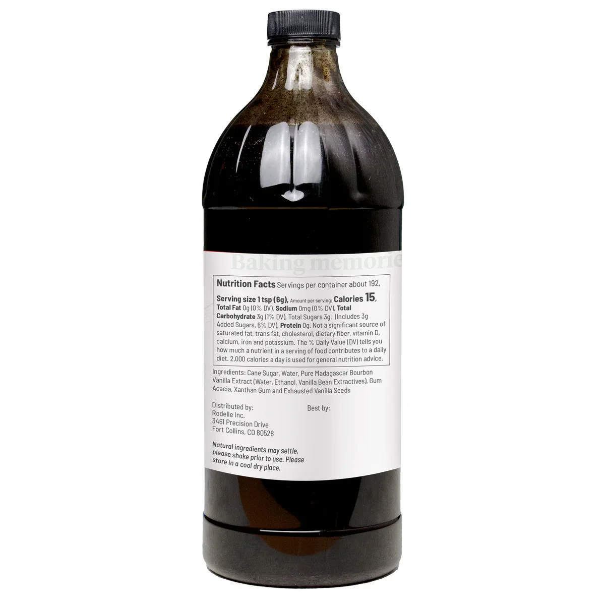 "SOLD OUT" Natural Vanilla Paste - 946ml - 32 fl oz - Rodelle - Vanilla Extracts - Baking Mixes and Ingredients - Canadian Distribution - Ships Free Within Canada on Orders Above CAD $199 - Image 2