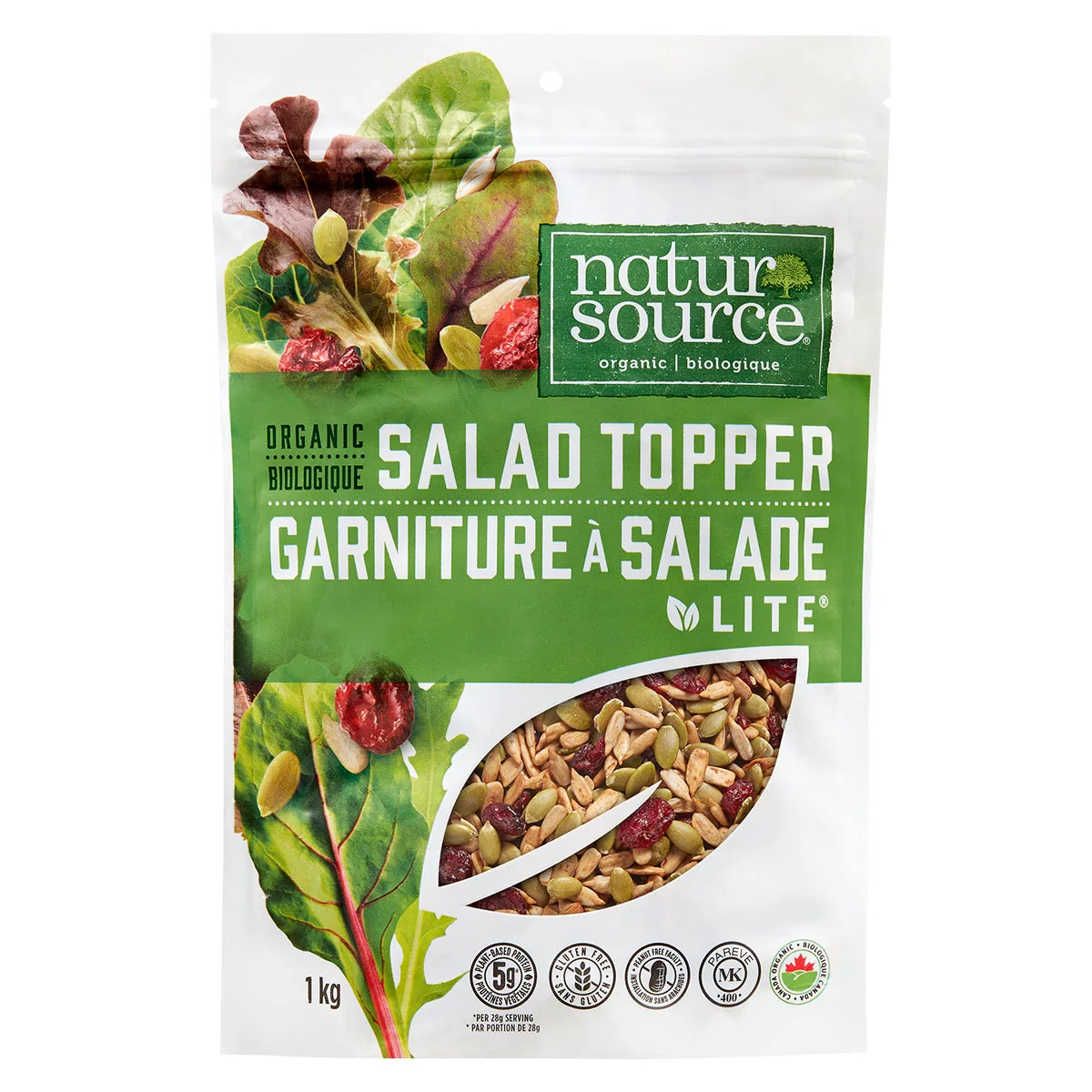 NaturSource Organic Salad Topper - 4 x 1 kg - Grocery and Food Items - Canadian Distribution - Ships Free Within Canada on Orders Above CAD $199