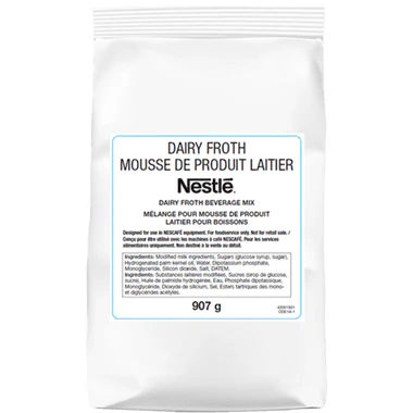 Nestlé Nescafe` Dairy Froth Beverage Mix - 8 x 907 Grams - Nestle Professional - Restaurant and Bakery Ingredients - Canadian Distribution - Ships Free Within Canada on Orders Above CAD $199