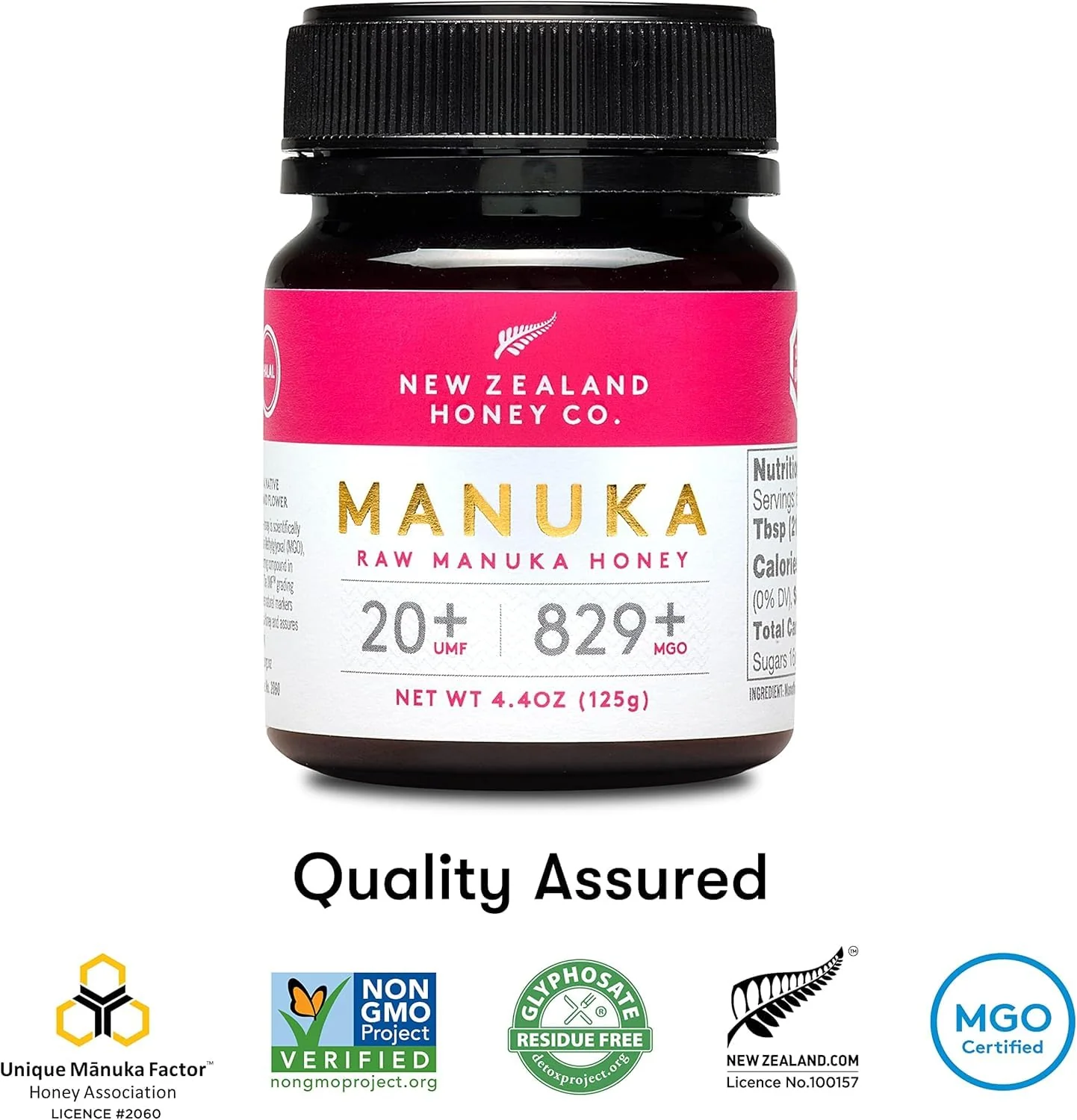 New Zealand Honey Co. β Raw Manuka Honey β UMF 20+ / MGO 829+ β 4.4oz β UMF Certified - Canadian Distribution - Ships Free Within Canada on Orders Above CAD $199 - Image 9