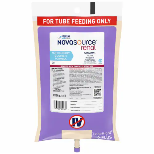 Novasource® Renal - Tube Feed - 6 x 1000 ML - Nestle Health Science - Healthcare and Wellness - Canada - Ships Free Within Canada on Orders Above CAD $199
