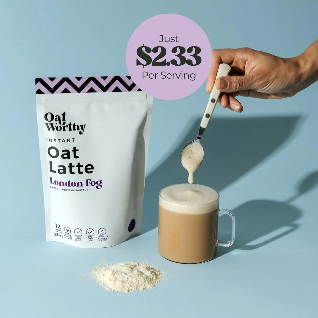 Oatworthy, Oat Milk Latte, London Fog, 336g - Canadian Distribution - Ships Free Within Canada on Orders Above CAD $199 - Image 5