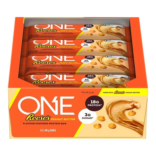 One Protein Bar - 4 Cases x 12 Packs x 60 g - Reese - Canadian Distribution - Ships Free Within Canada on Orders Above CAD $199