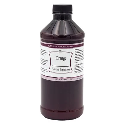 Orange (Natural) Bakery Emulsion - 4 oz. - 16 oz. - 1 Gallon - 5 Gallons - Bakery Emulsions Canada - Ships Free Within Canada on Orders Above CAD $199 - Image 2