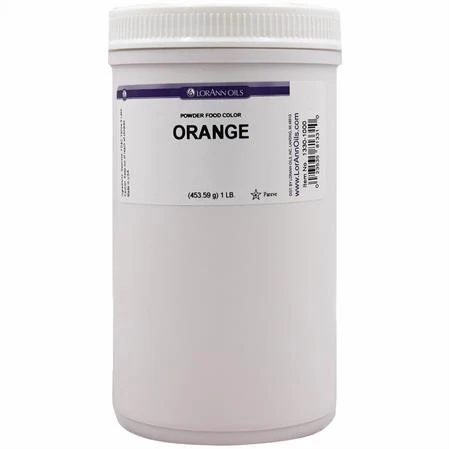 Orange Color Powder - Food Coloring - 16oz - Ships Free Within Canada on Orders Above CAD $199