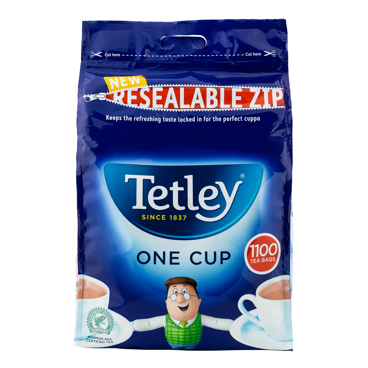 Orange Pekoe Tea Bags - Tetley - Bulk Pack of 1100 Tea Bags - Canadian Distribution - Ships Free Within Canada on Orders Above CAD $199