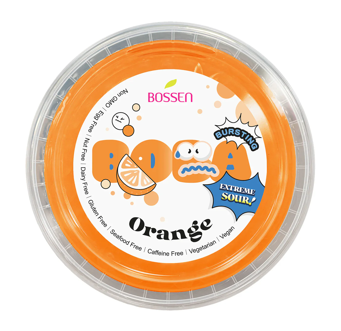 Orange Sour Bursting Boba | Sour Popping Boba | Foodservice Canada Distribution