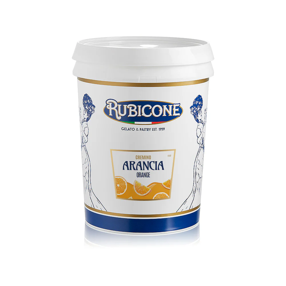Orange Spreadable Filling Cream - Cremino Orange - 5 KG Bucket - Rubicone Canada - Ships Free Within Canada on Orders Above CAD $199 - Image 2