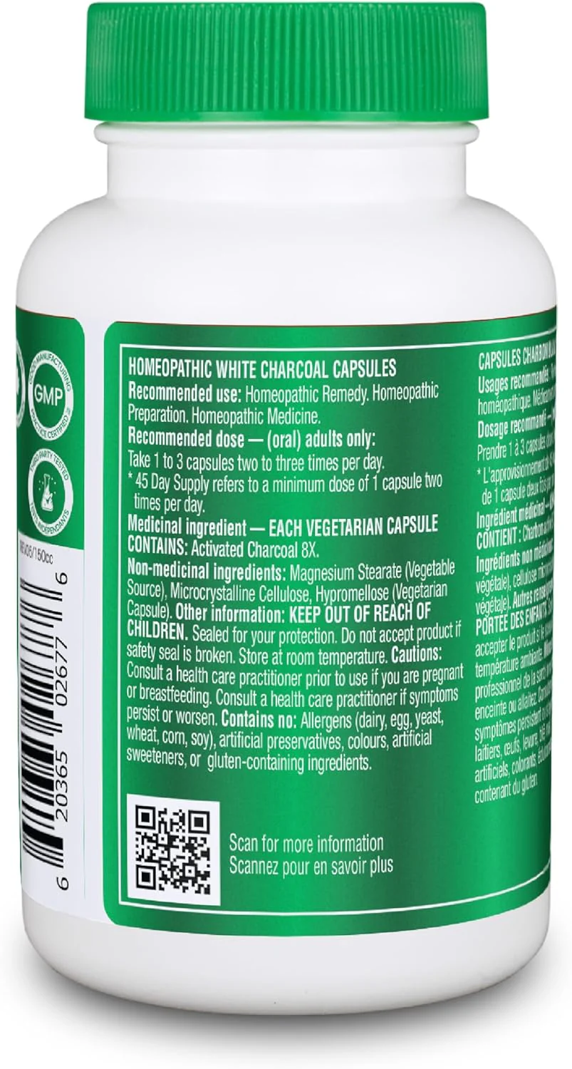 Organika – Activated Charcoal – 90 Capsules - Image 6