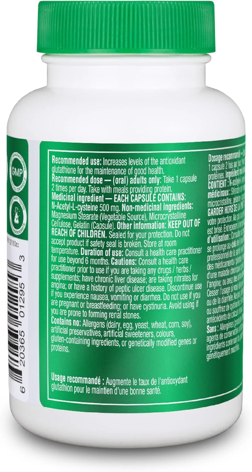 Organika โ NAC โ 500 mg โ 90 Capsules - Image 6