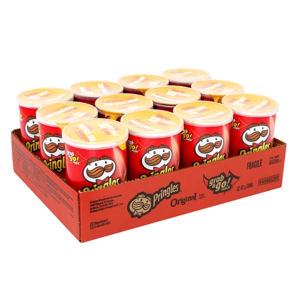 Original Potato Chips - 4 Cases x 12 Cans x 67 g - Pringles - Canadian Distribution - Ships Free Within Canada on Orders Above CAD $199 - Image 2