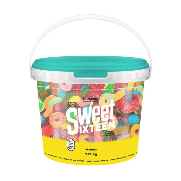 Original Tub - 1 Case x 1 Tub x 1.75 kg - Sweet Sixteen - Canadian Distribution - Ships Free Within Canada on Orders Above CAD $199