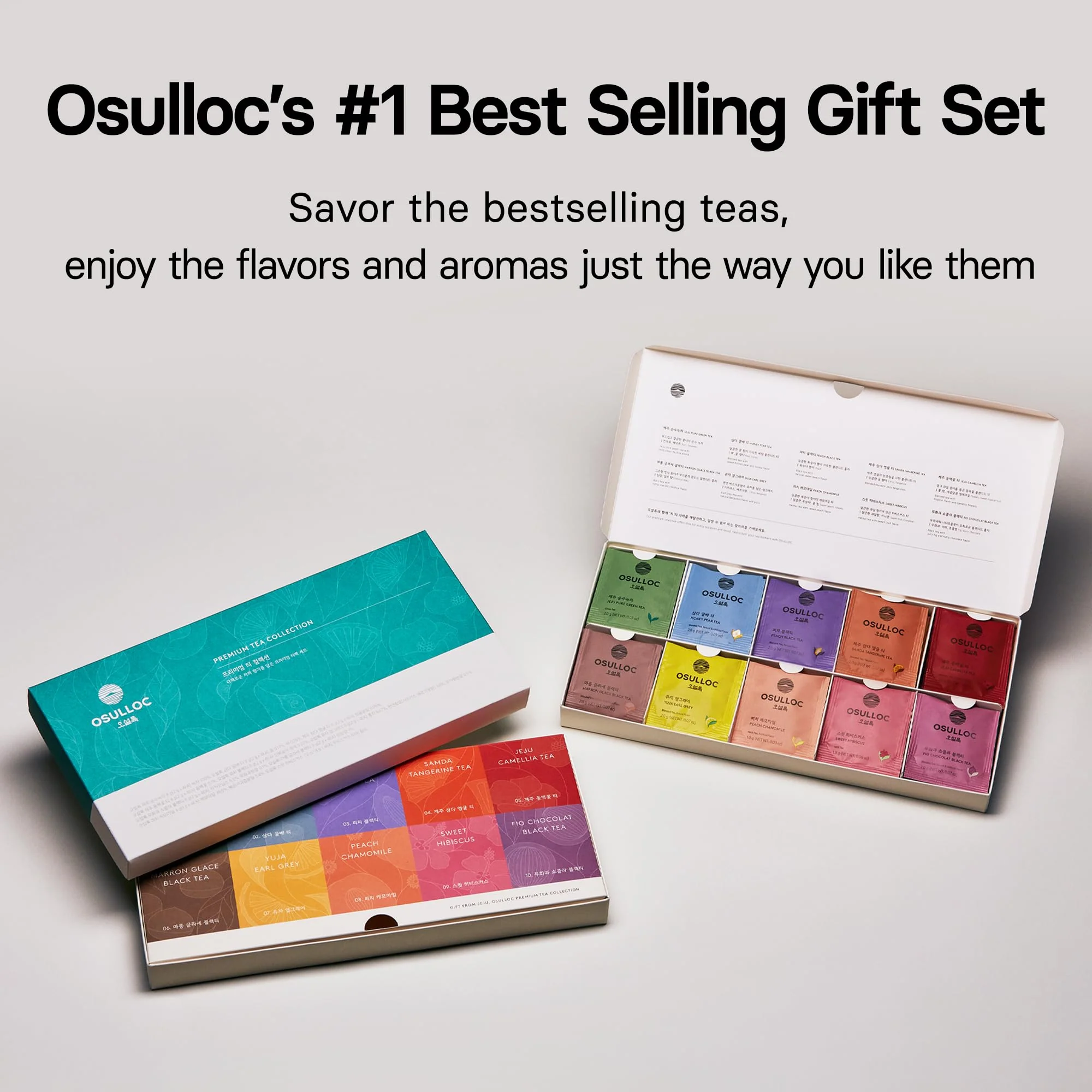 OSULLOC โ Premium Tea Collection โ Assorted โ 40 Count โ Ten flavours - Canadian Distribution - Ships Free Within Canada on Orders Above CAD $199 - Image 5