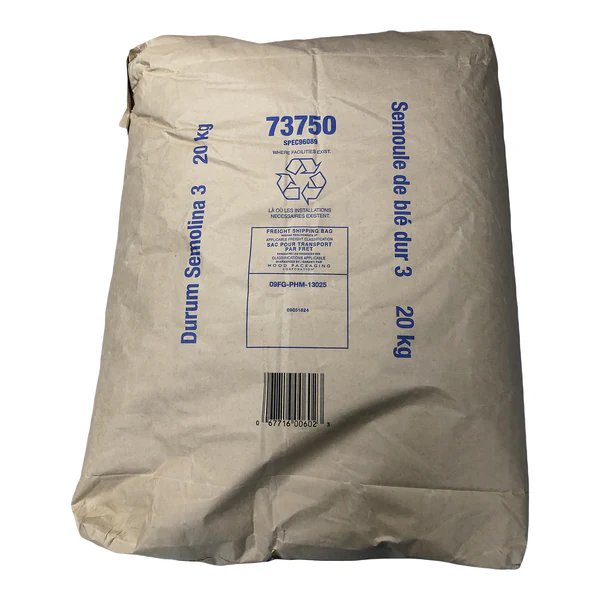 P&H Milling Durum Semolina - 4 x 20 kg - Grocery and Food Items - Canadian Distribution - Ships Free Within Canada on Orders Above CAD $199