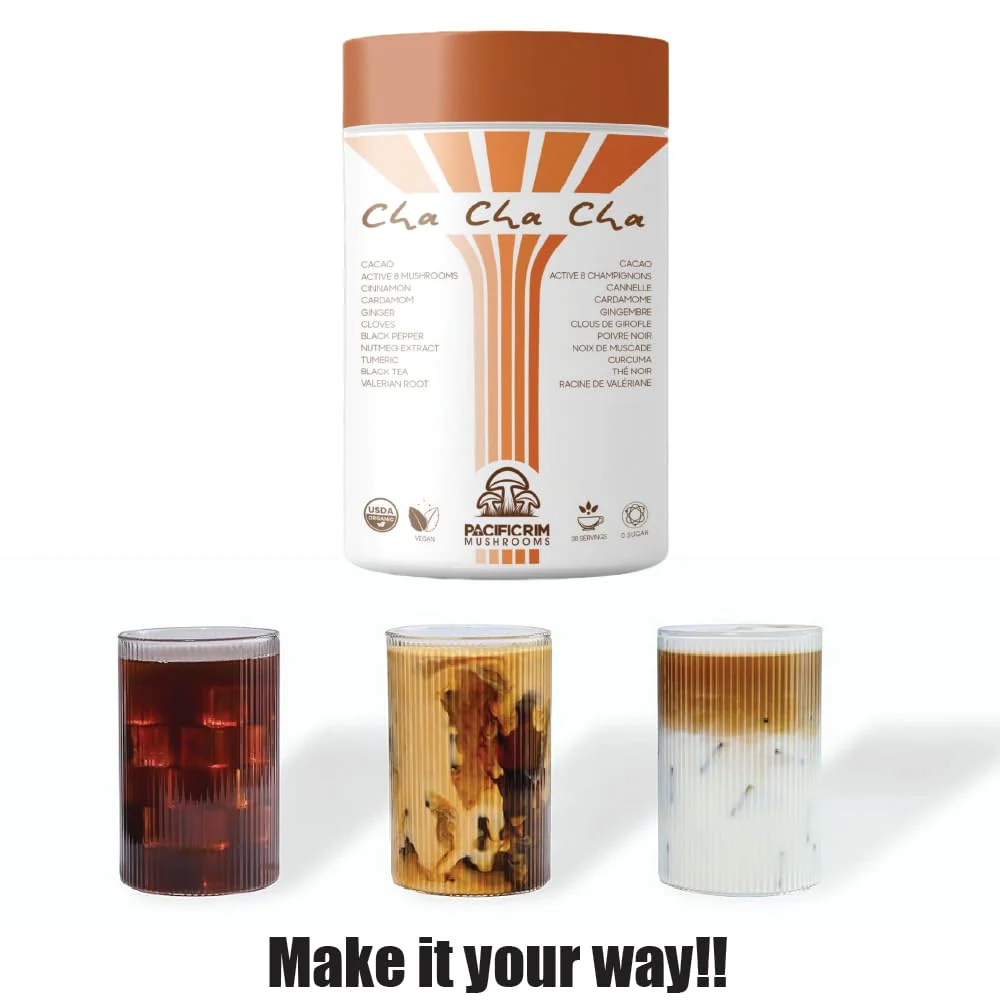 Pacific Rim Mushrooms β Cha Cha Cha Mushroom Cacao β Chai Spice β 8 Mushroom Blend β Energy and focus - Canadian Distribution - Ships Free Within Canada on Orders Above CAD $199 - Image 4
